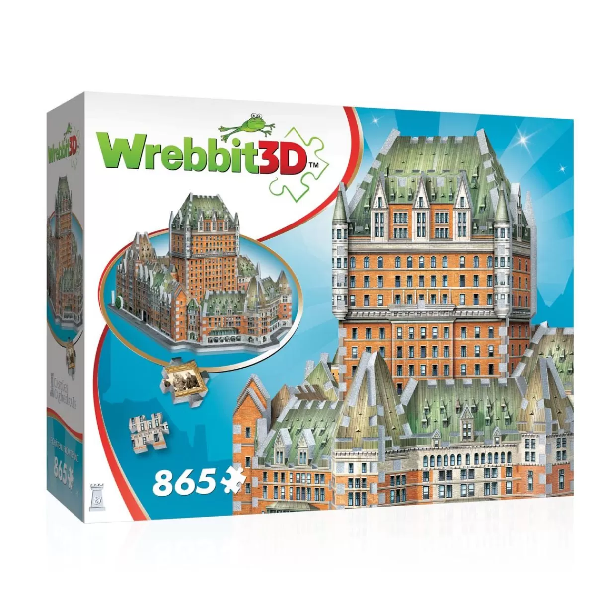 Palapelit<Wrebbit Chateau Frontenac 3D-Palapeli