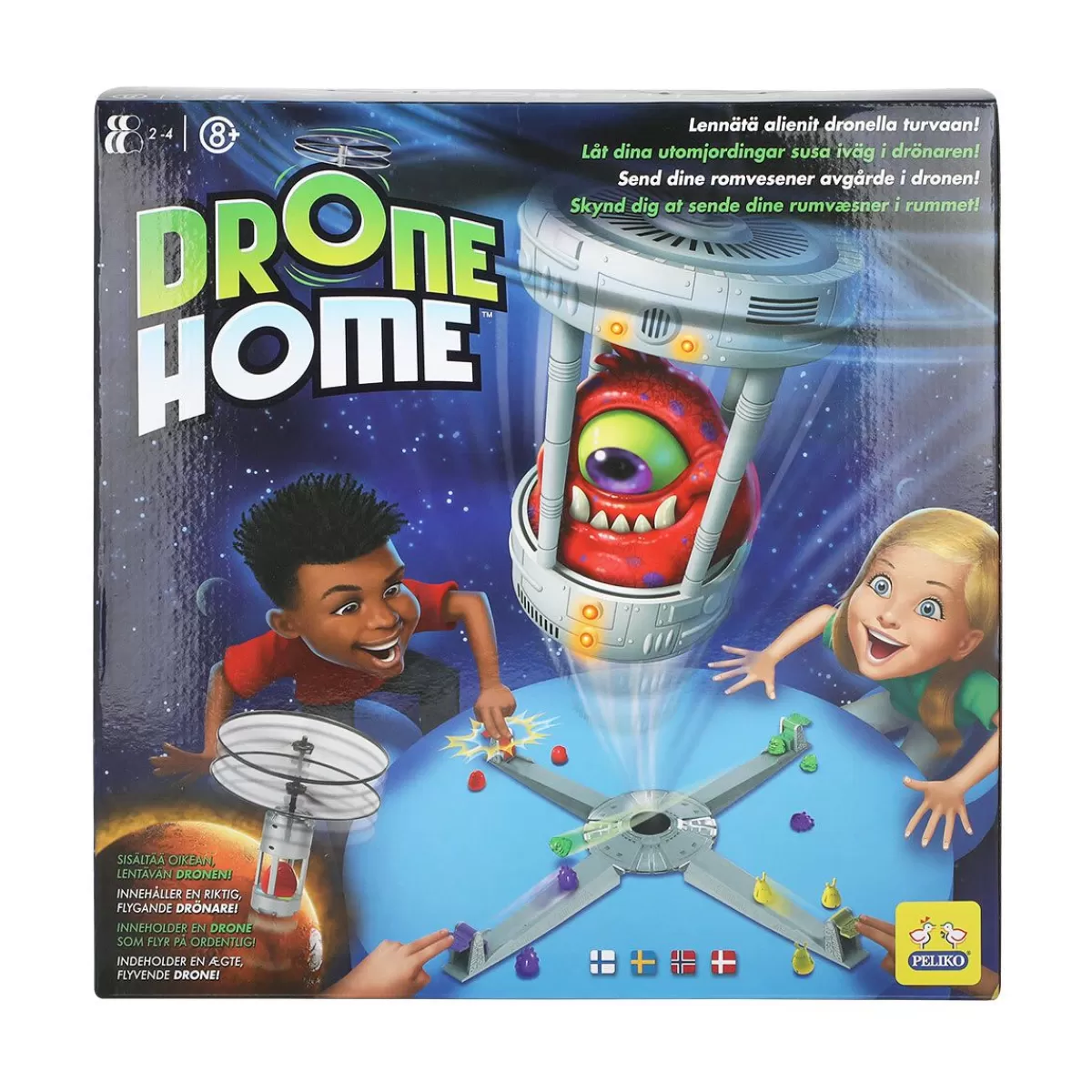 Perhepelit<Peliko Drone Home