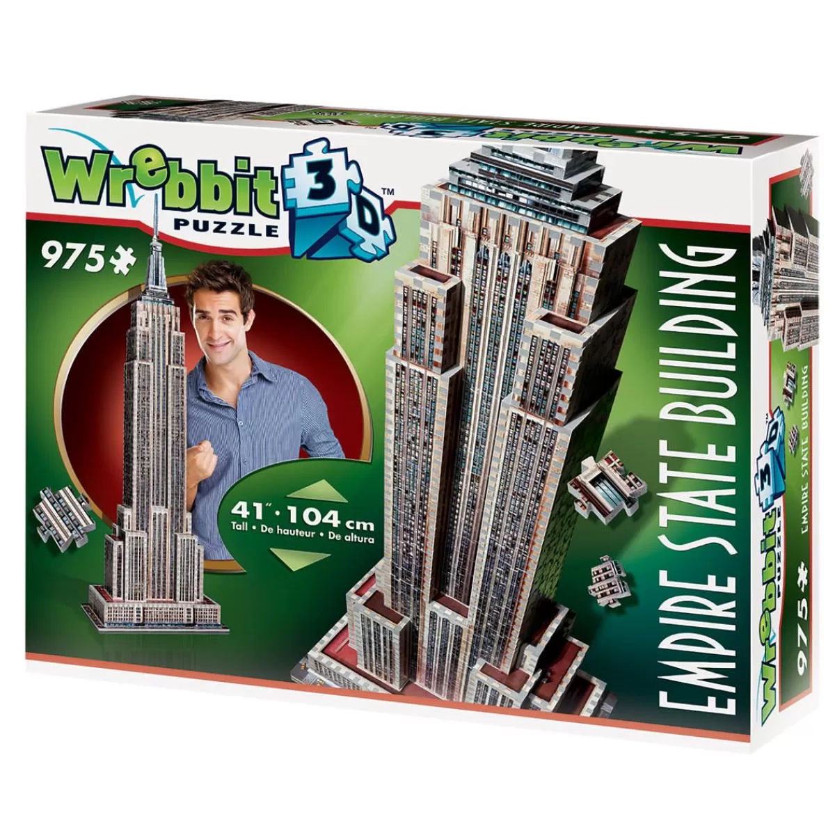 Palapelit<Wrebbit Empire State Building 3D-Palapeli