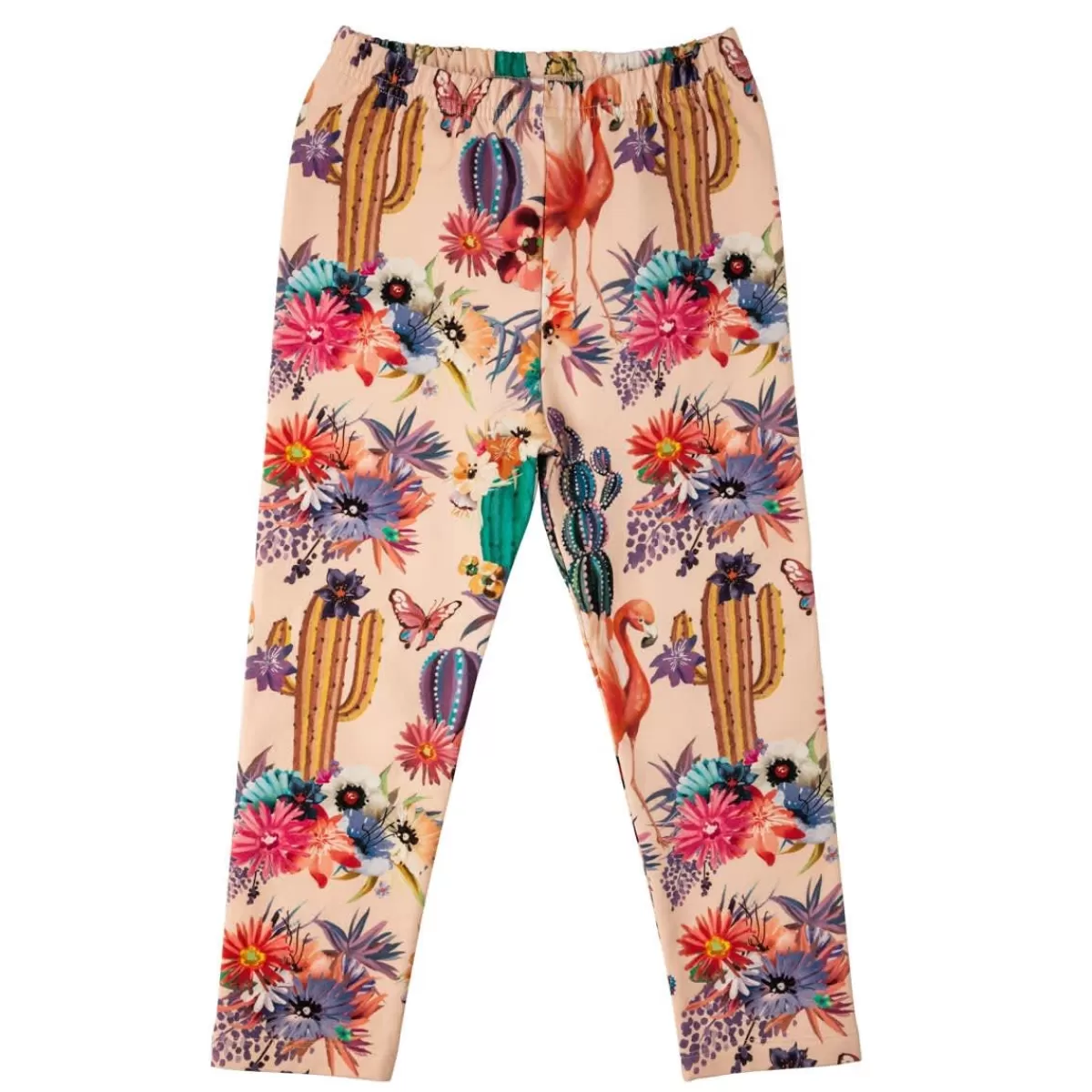 Lapset<Ma-ia Family Flamingo-Leggingsit Beige