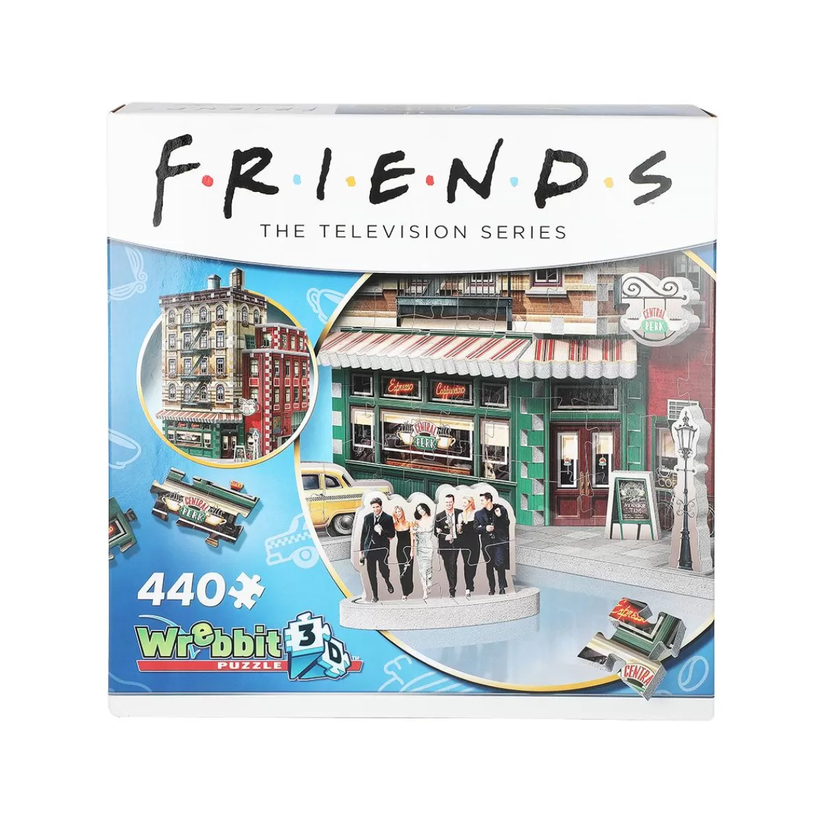 Palapelit<Wrebbit Friends Central Perk 3D-Palapeli