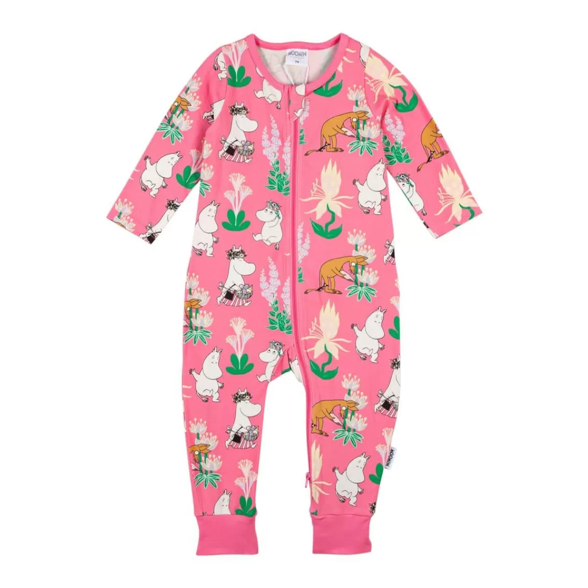 Vauvat<Muumi Kasvu-Pyjama Pinkki