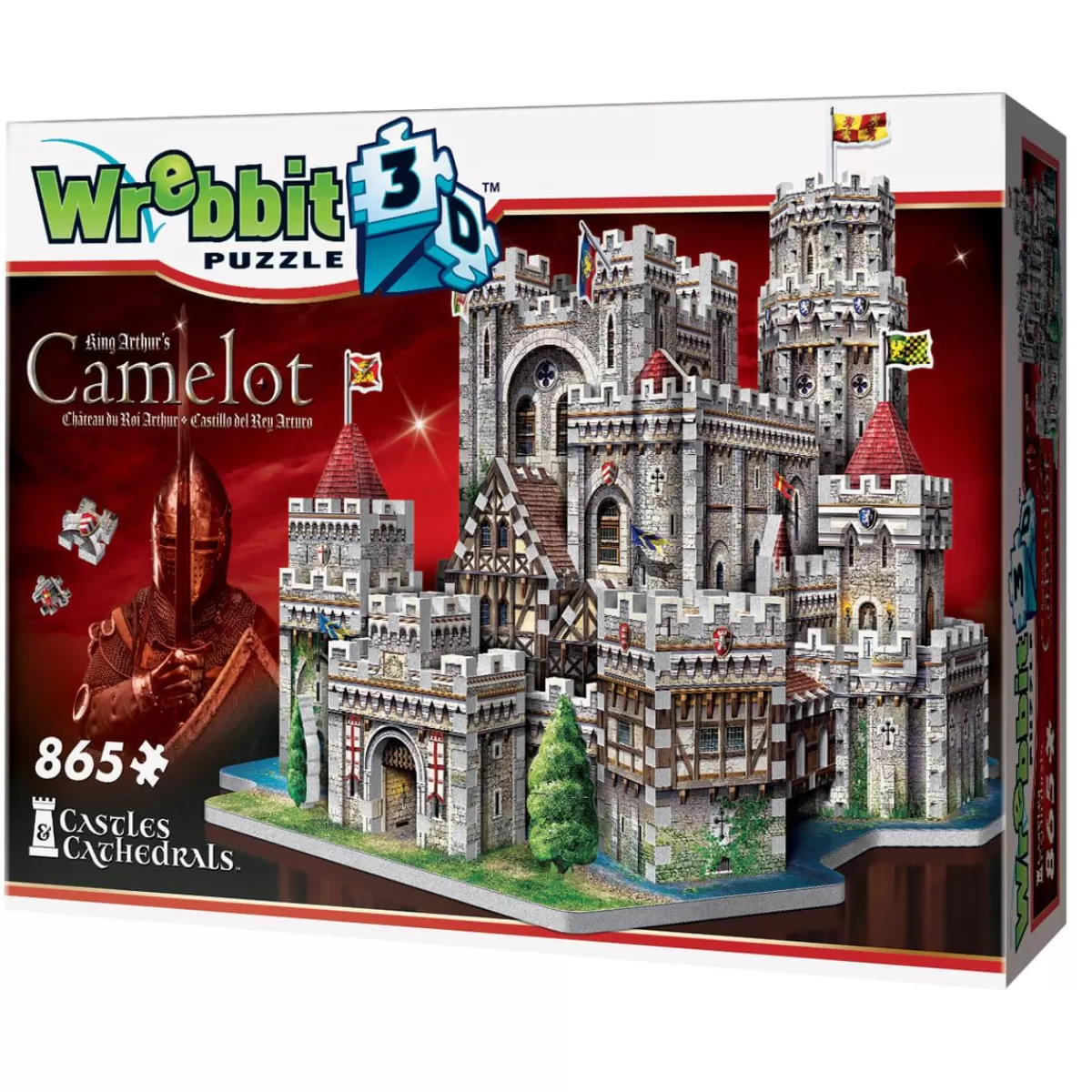 Palapelit<Wrebbit King Arthur'S Camelot 3D-Palapeli