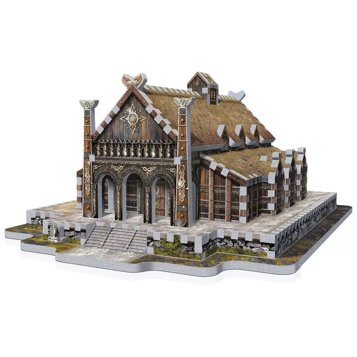 Palapelit<Wrebbit Lotr Golden Hall Edoras 3D-Palapeli