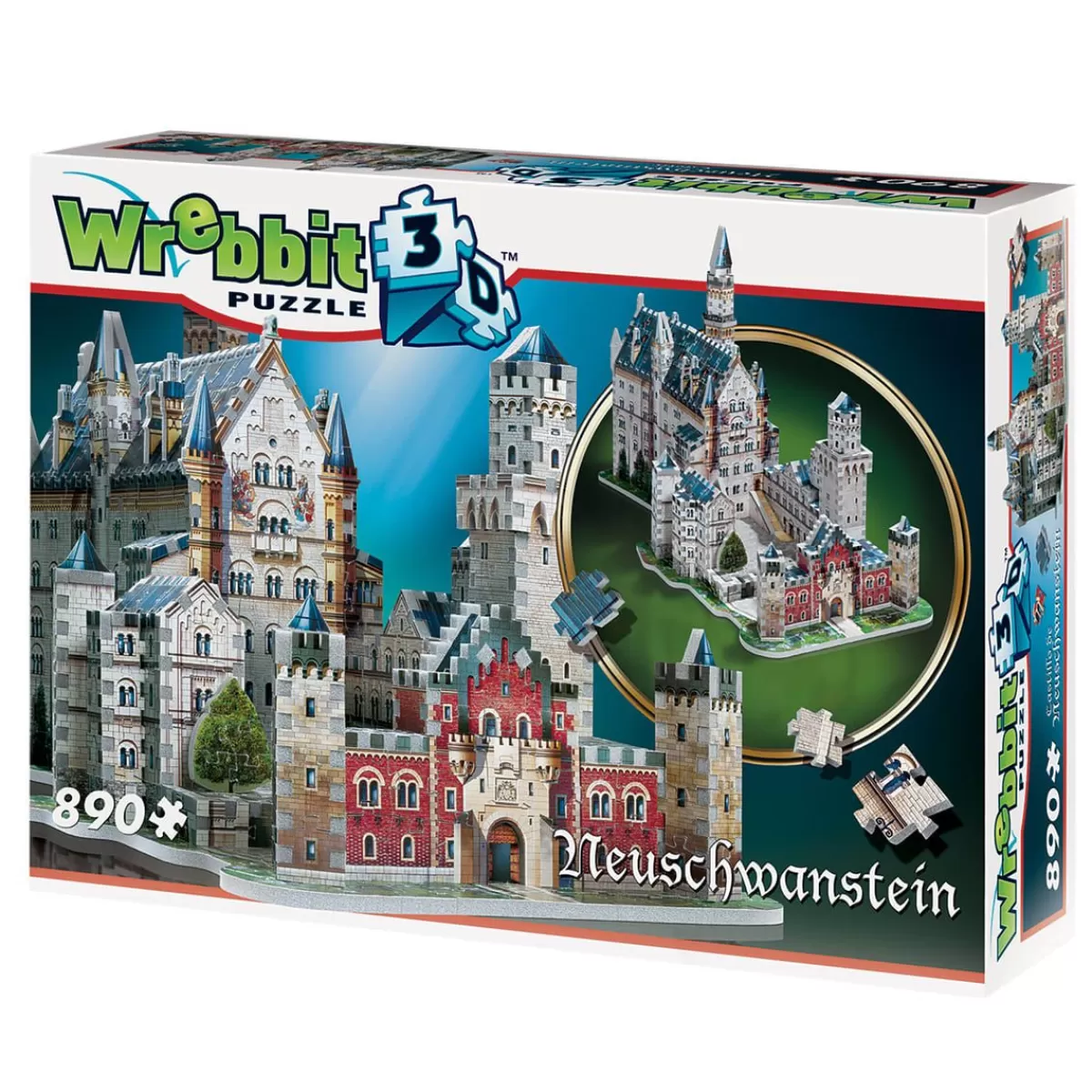 Palapelit<Wrebbit Neuschwanstein Castle 3D-Palapeli