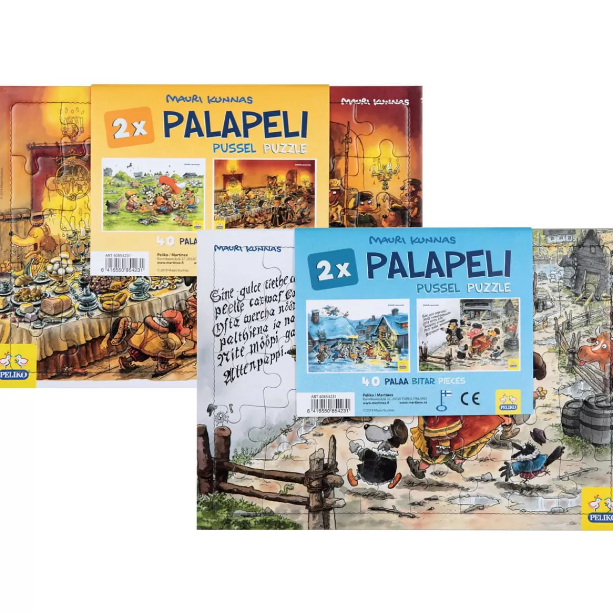 Palapelit<Mauri Kunnas Palapelisetti 2 X 40 Palaa