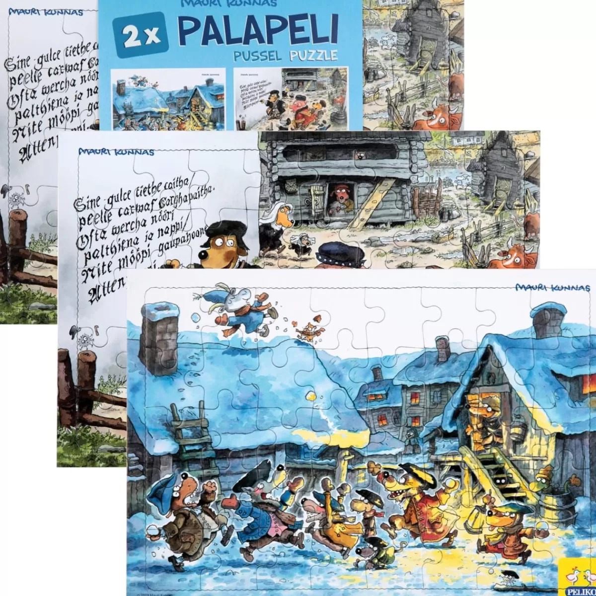 Palapelit<Mauri Kunnas Palapelisetti 2 X 40 Palaa