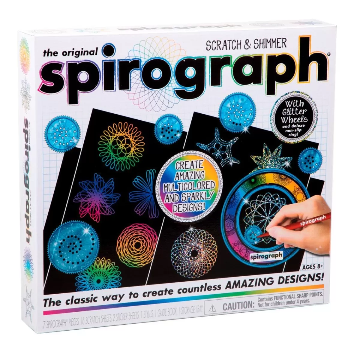 Askartelu<Spirograph Saihkyvat Raaputuskuviot