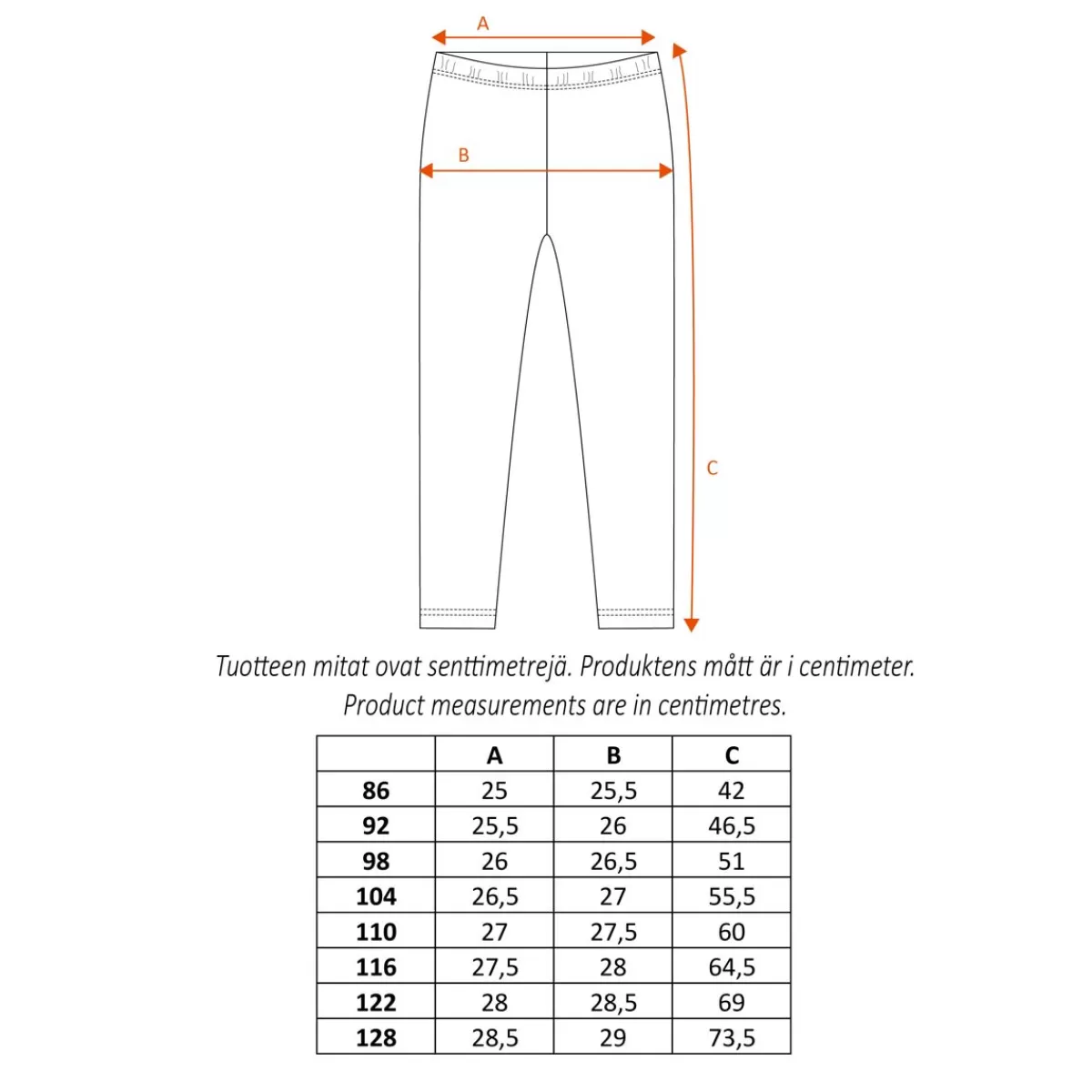 Lapset<Muumi Siimes-Leggingsit Sininen