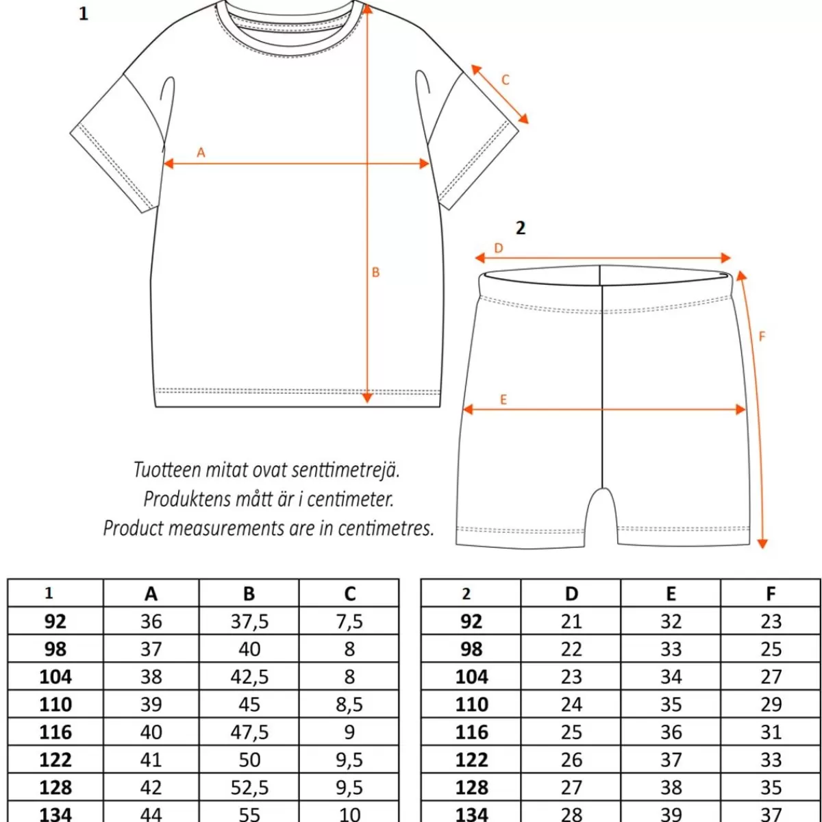 Lapset<Muumi Sketch -Shortsipyjama Nuuskamuikkunen Lasten Vaaleansininen