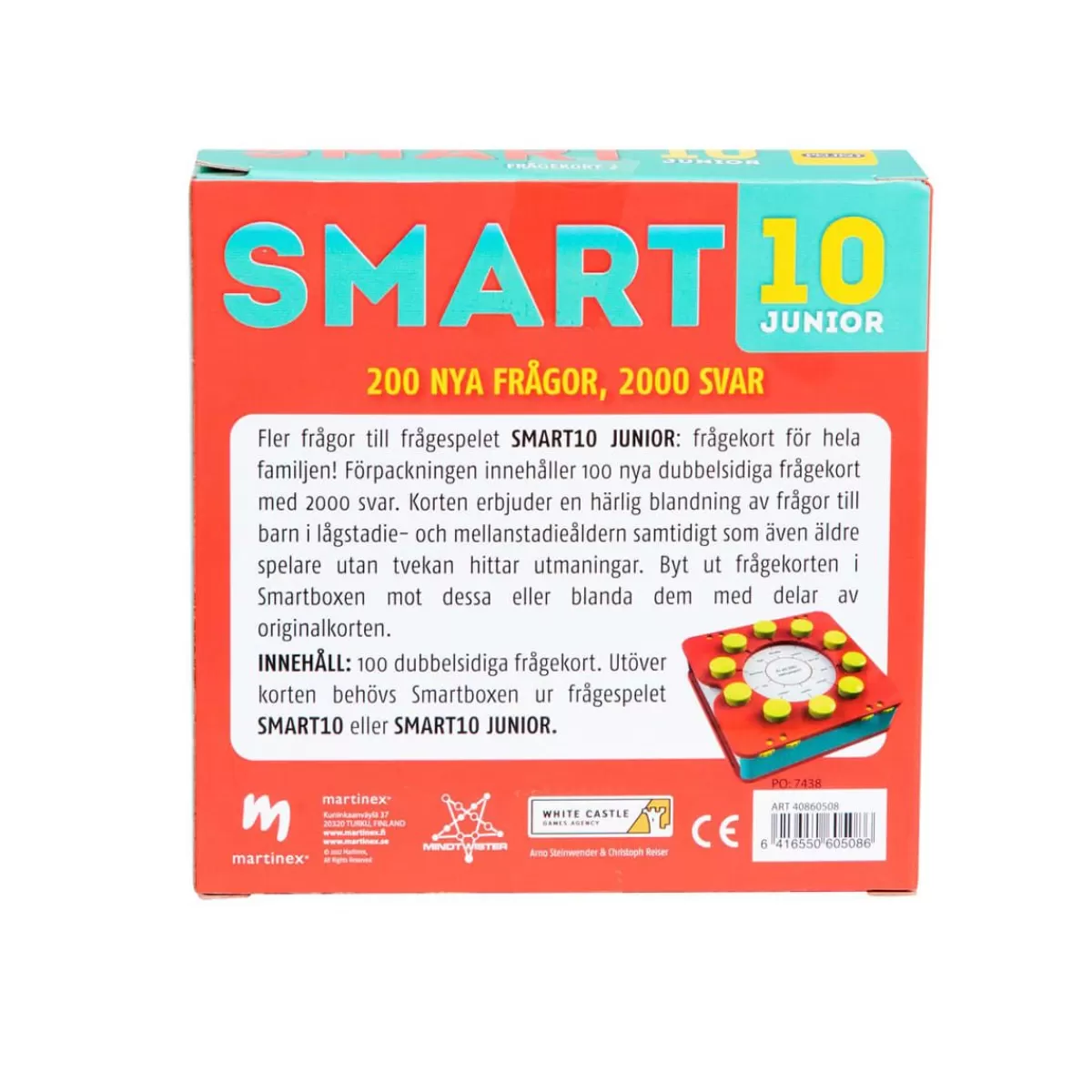 Perhepelit<Peliko Smart10 Jr Fragekort 2 (Svenska)