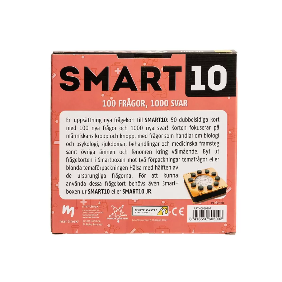 Seurapelit<Peliko Smart10-Fragekort Halsa (Svenska)