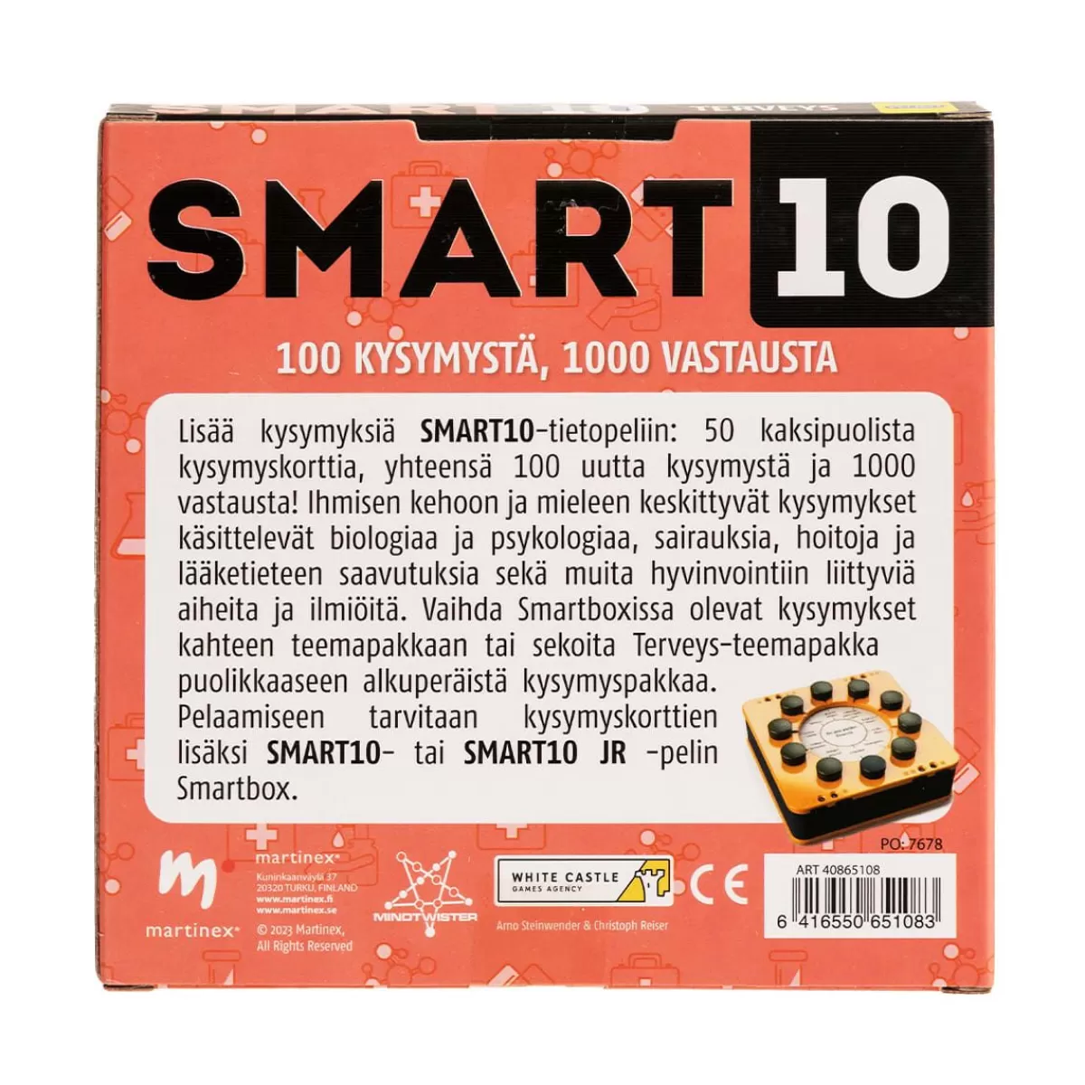 Seurapelit<Peliko Smart10-Kysymykset Terveys