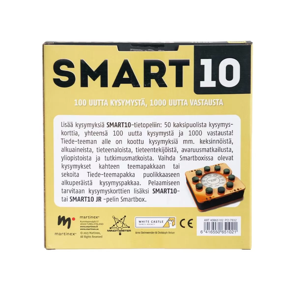 Seurapelit<Peliko Smart10-Kysymykset Tiede