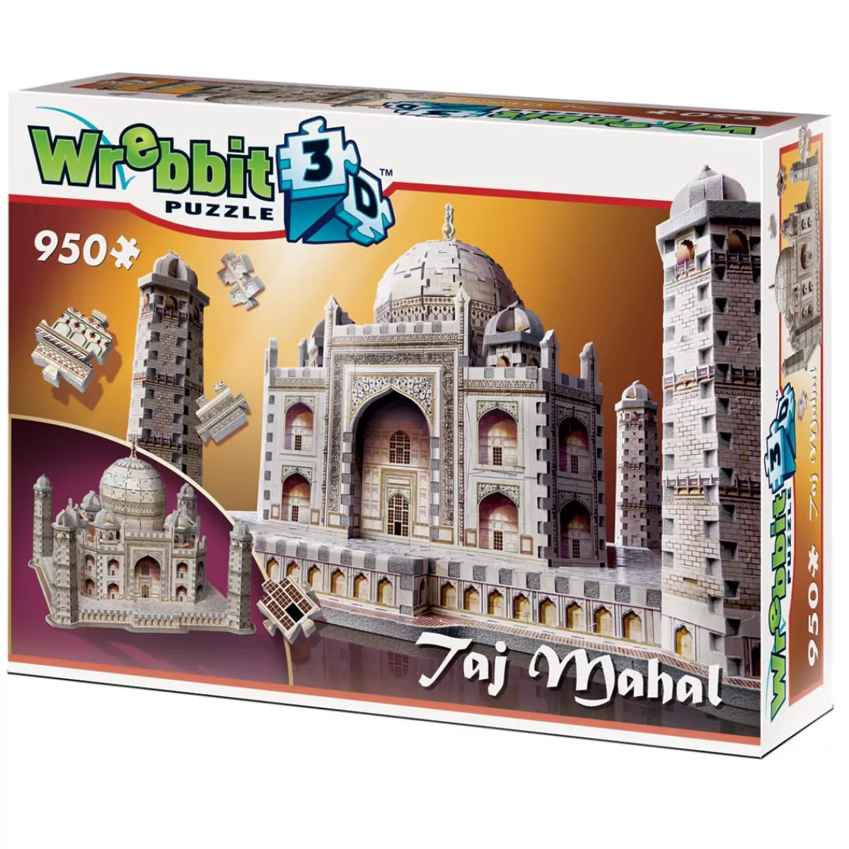 Palapelit<Wrebbit Taj Mahal 3D-Palapeli