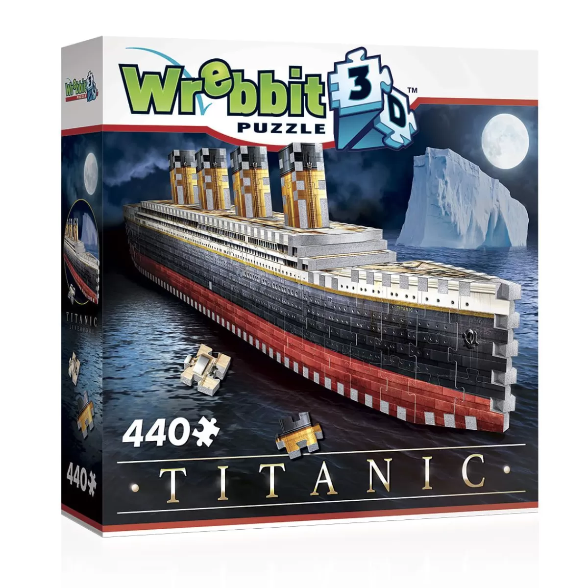 Palapelit<Wrebbit Titanic 3D-Palapeli