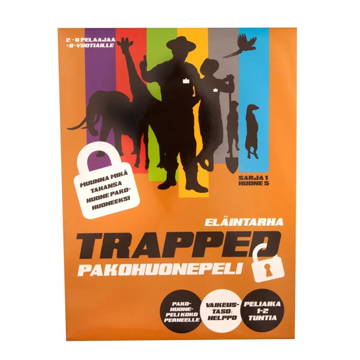 Seurapelit<Peliko Trapped-Pakopeli Elaintarhassa